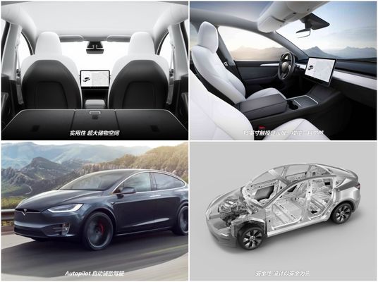 Sedán usado versión de Y Long Battery Drive del modelo de New Product Tesla del fabricante de China