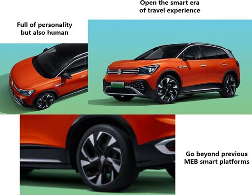Precio bajo SUV de la izquierda de Volkswagen ID6 Crozz del kilometraje los 0km largo a estrenar completamente eléctrico de los coches