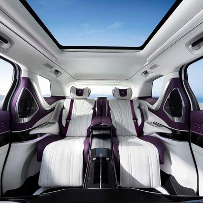 Coche de lujo del buque insignia MPV EV 7 Seat Lantu EV del soñador de VOYAH para la familia del negocio