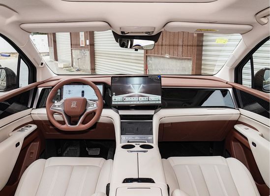Rango de 1100 km BYD Xia MPV 5145MM Largo Vehículo eléctrico para empresas y familias